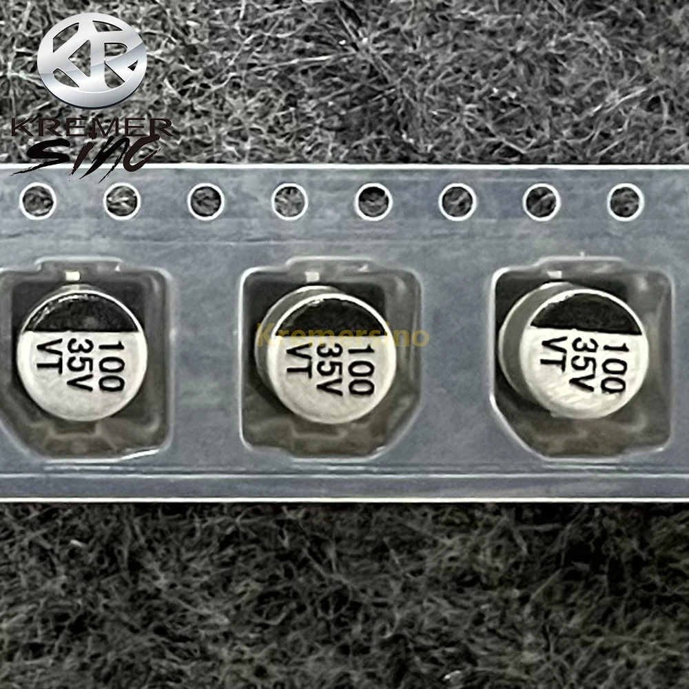 100PCS SMD Aluminum Electrolytic Capacitor 35V 50V 10UF 22UF 33 47UF 100UF