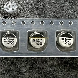 100PCS SMD Aluminum Electrolytic Capacitor 35V 50V 10UF 22UF 33 47UF 100UF
