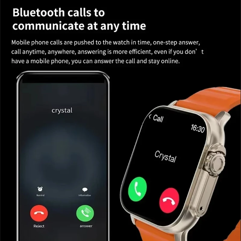 2025 Smart Watch T800 Ultra 2 Men 49mm Series 8 2.3 