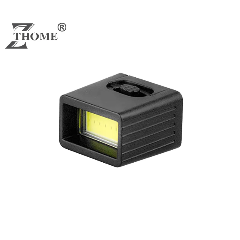 9V Battery Flashlight 9V Mini LED Key Light 6F22 Battery COB Outdoor Lighting Work Light Battery Not Included