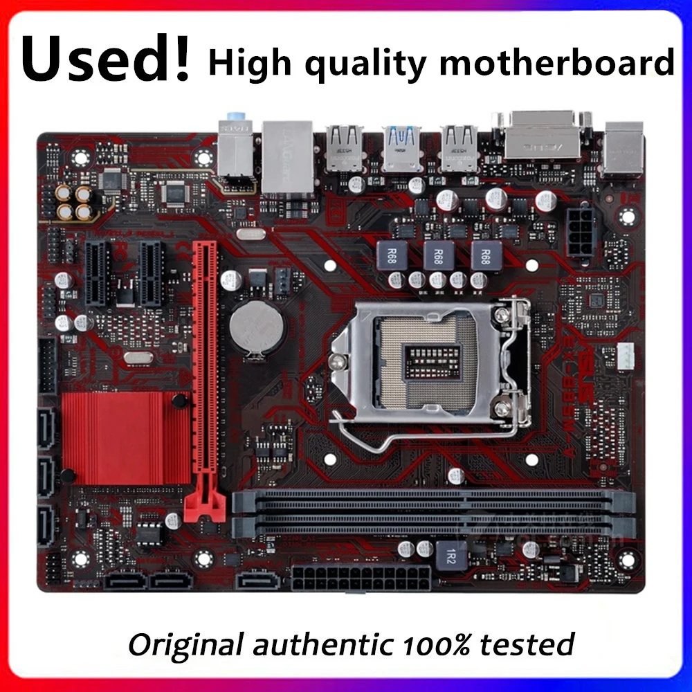 

For Asus EX-B85M-V B85M-V Desktop Motherboard B85 LGA 1150 For Core i7 i5 i3 SATA3 USB3.0 Original Used Mainboard