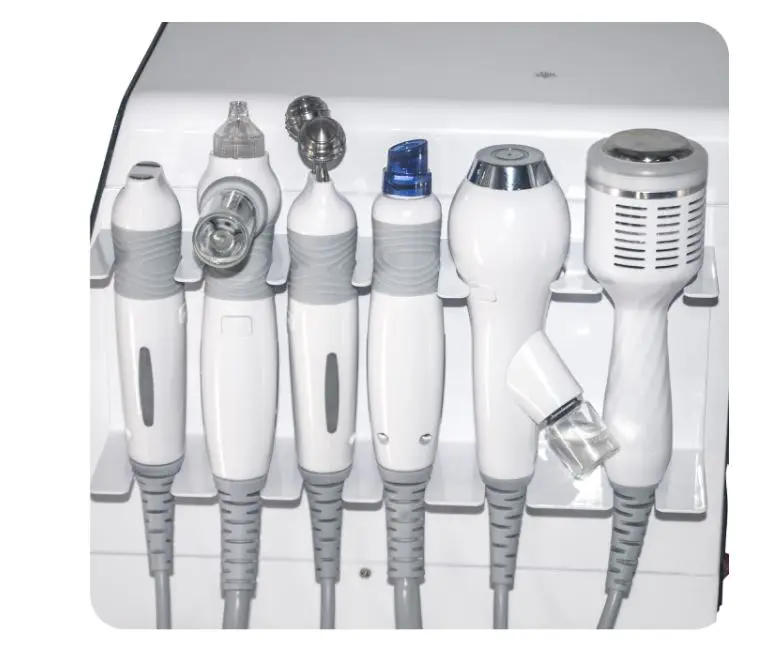 Machine ultrasonique portative de beauté propre du visage de Peeling d'eau de petites micro petites bulles 6 en 1