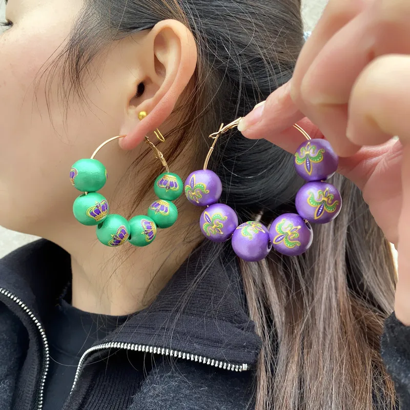 Mardi Gras Earrings…