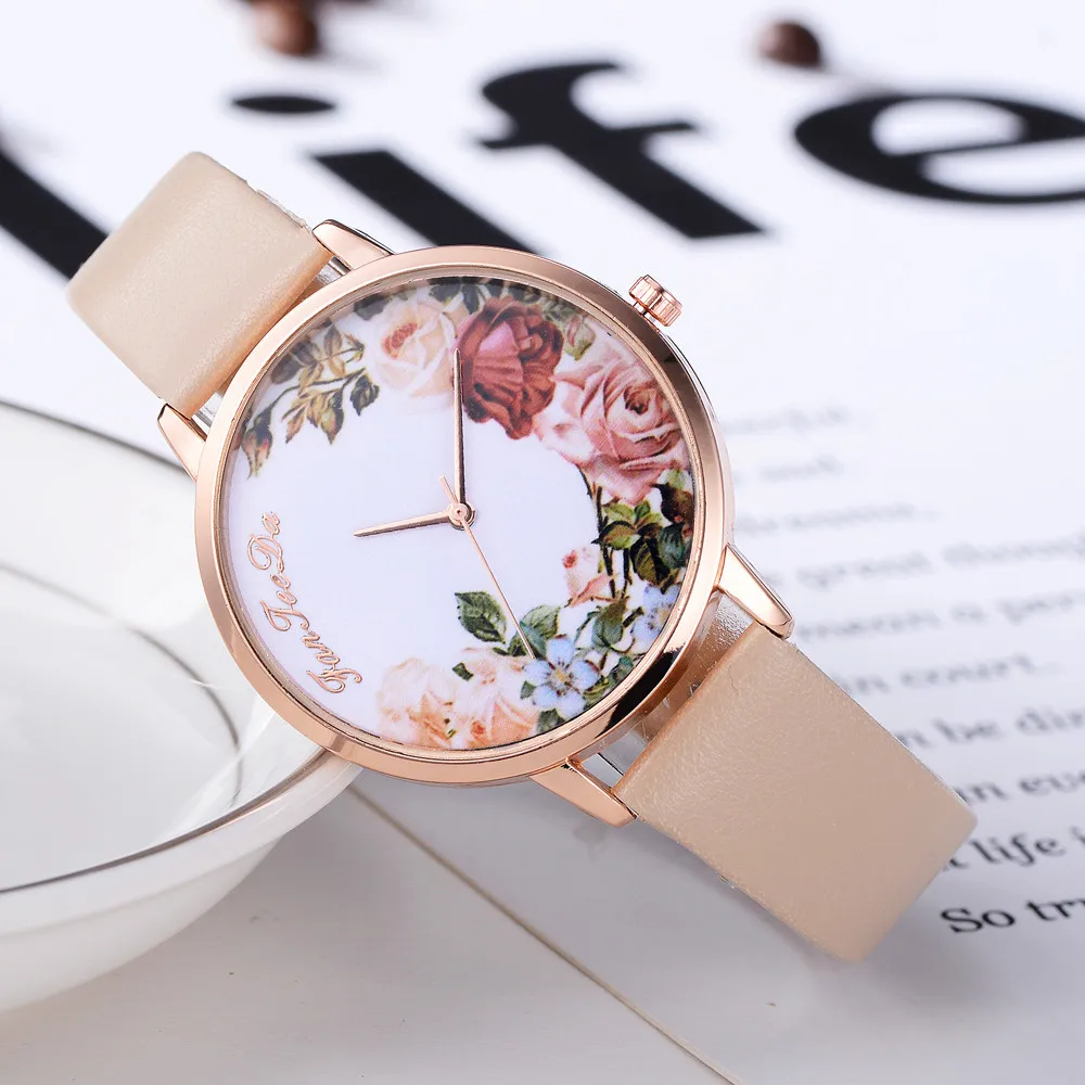 Fashion Women Luxury Leather Band Analog Quartz WristWatch Ladies Watch Women Dress Reloj Mujer Clock