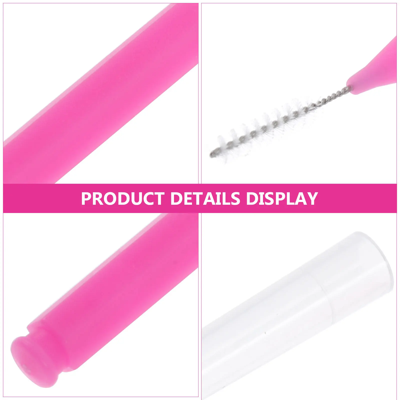 100 pièces brosses à sourcils brosse à cils en plastique Durable pour maquillage fournitures d'extension de cils peigne à cils brosse à sourcils