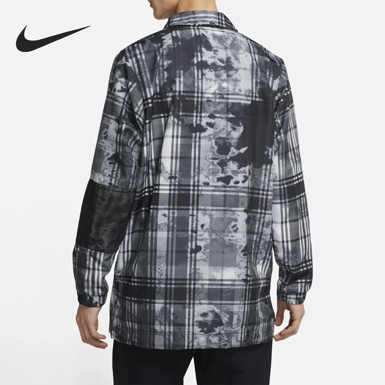 Nike Authentic KYRIE LIGHT OWEN Men's Medium to Long Printed Jacket CK6752-010