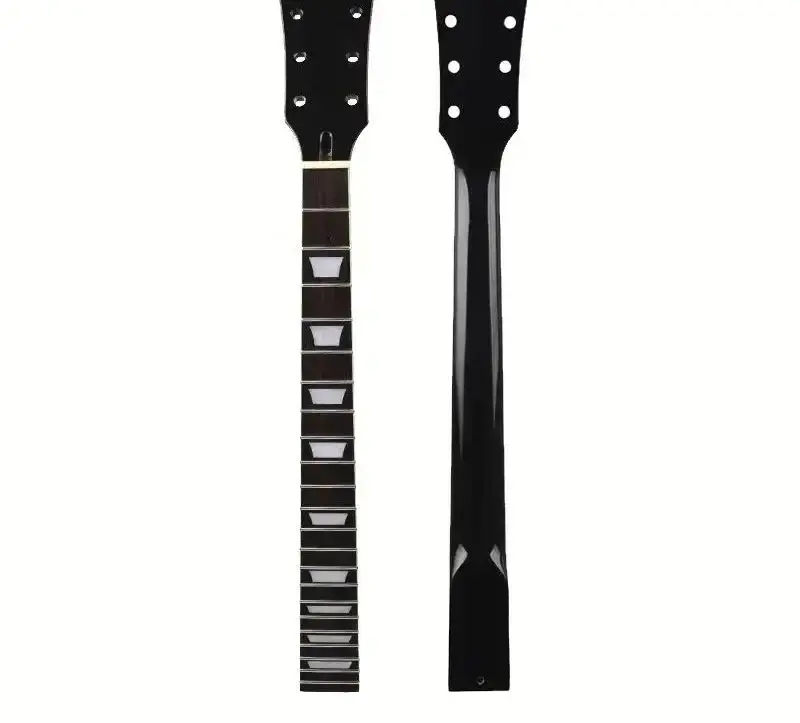 

Electric guitar 6-string 22-fret neck, maple rosewood fingerboard, black gloss DIY assembly