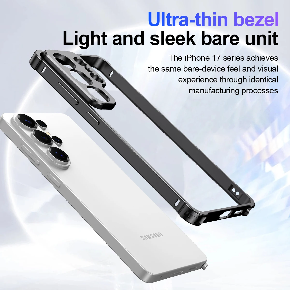 

Classical Aluminum Alloy Bumper Case For Samsung Galaxy S26 Ultra S26+ Plus 5G With Metal Camera Lens Protector