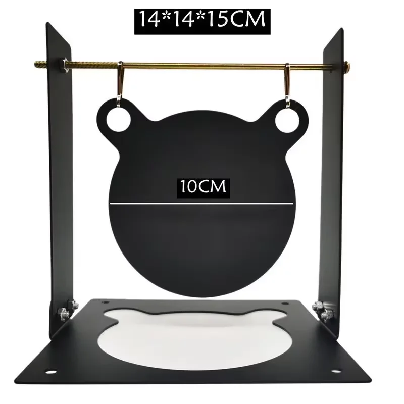 Spinning Hanging Bear Target - DIY Detachable Metal Toy with Target Paper for Shooting Practice & Training​
