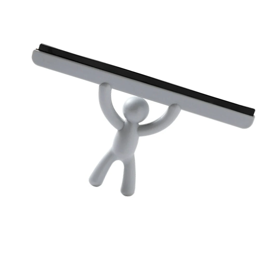 

Glass Squeegee Cleaner Mini Plastic Tool Cute Human Handle Home Use Glass Wiper Car Window Safe Durable Effort Saving