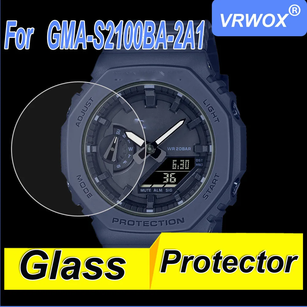 3Pcs For  GA-2100 GA-2000 GA-2110 GM-2100 GMA-S2100 GA-2200 GA-B2100 GMA-S2100  Tempered Glass  Screen Protector