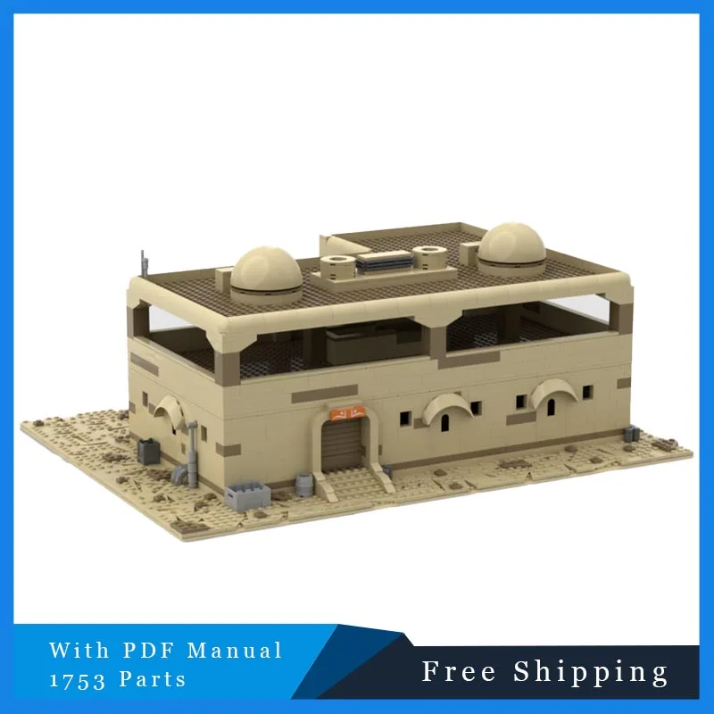 1753 قطعة معركة النجوم الشهيرة منزل من طابقين اللبنات نموذج لعب للأطفال لتقوم بها بنفسك مجموعة التعليمية هدية الكريسماس #4