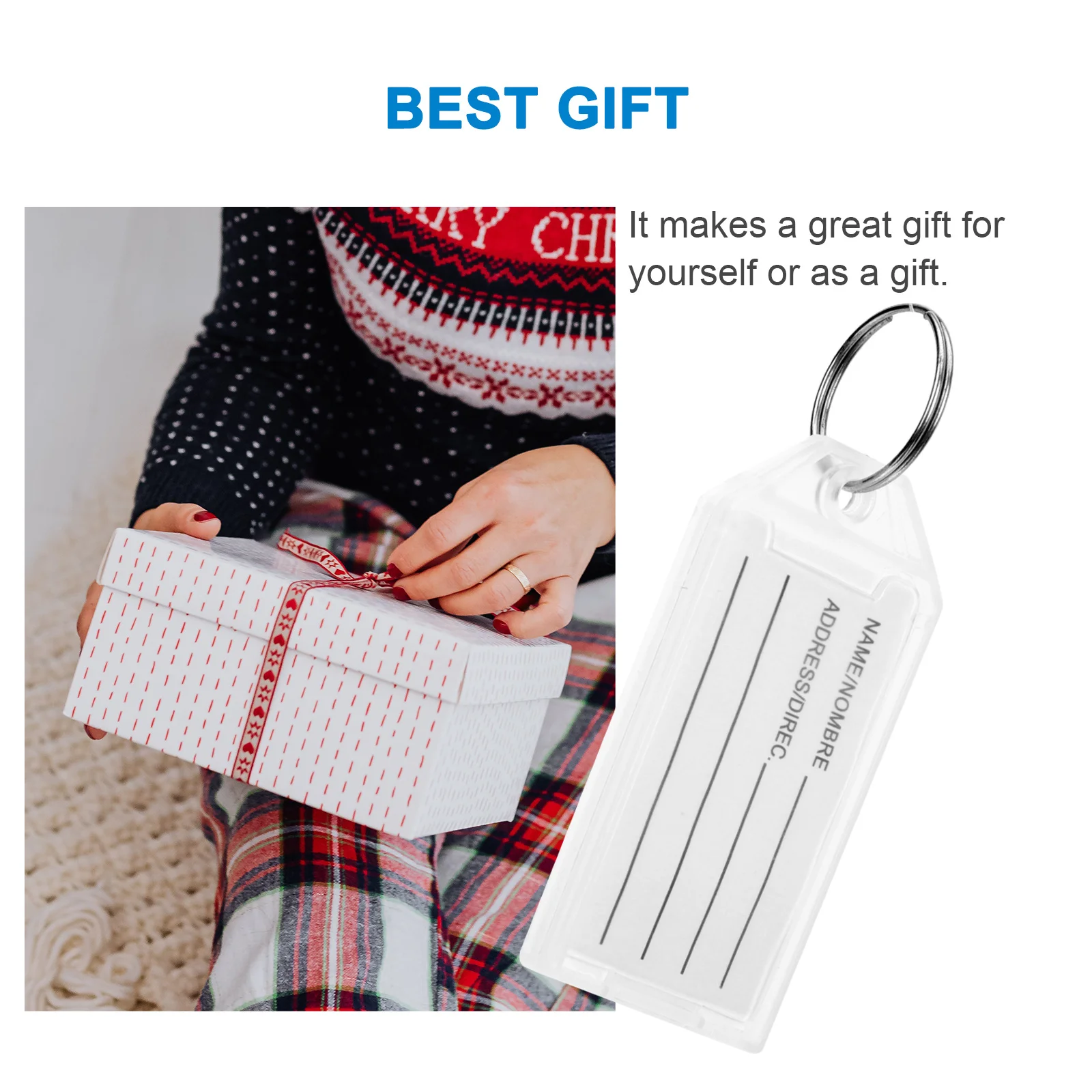 30Pcs Key Tags Plastic Number Labels for Luggage Id Label Portable Keychain Tags for Hotel Gym Dorm Sauna Use Luggage Tag