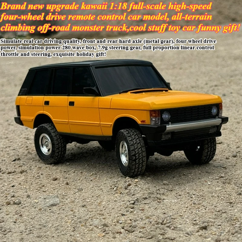 

Cool Stuff Toy Car Funny Gift-Kawaii 1:18 Full-scale 4WD Rc Cars,Climbing Off-road Rc Truck,Remote Control Car Toy,Toys for Kids