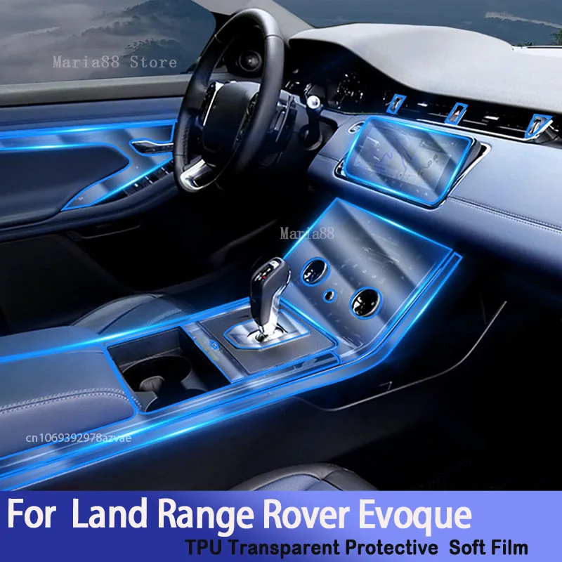 

For Land Range Rover Evoque 2019-2023 Car Gearbox Panel Navigation Screen Interior Protective Film Anti-Scrath Repair Sticker