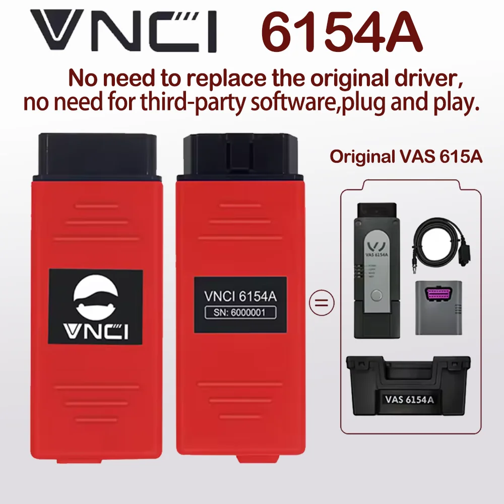 VNCI 6154A VNCI6154A Поддержка последней версии программного обеспечения ODIS и CAN FD DoIP Протокол оригинального привода лучше, чем SVCI 6154