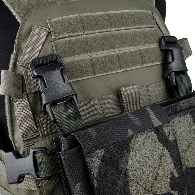 TMC Tactical Vest Multifunctional Connecting Fastener Buckle set Adapter for Molle Tactical Vest Front Pack TMC3129-BK/DE