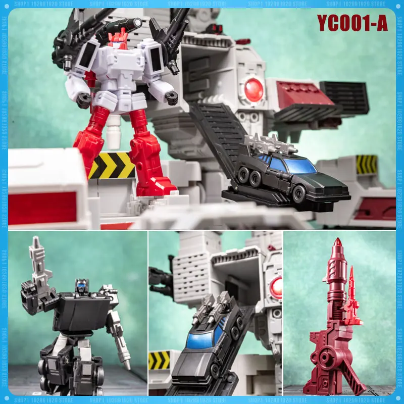 Transformation Kaiyu Model Yc001-A Y001a Six-Gun Scamper Metroplex Guardian Robot Action Figure Collection Model Birthday Gifts