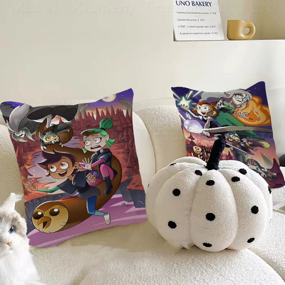 Cartoon The O-Owl Housepillow Cover Sofa Cushion Cover Home Room Decoration Children Gift