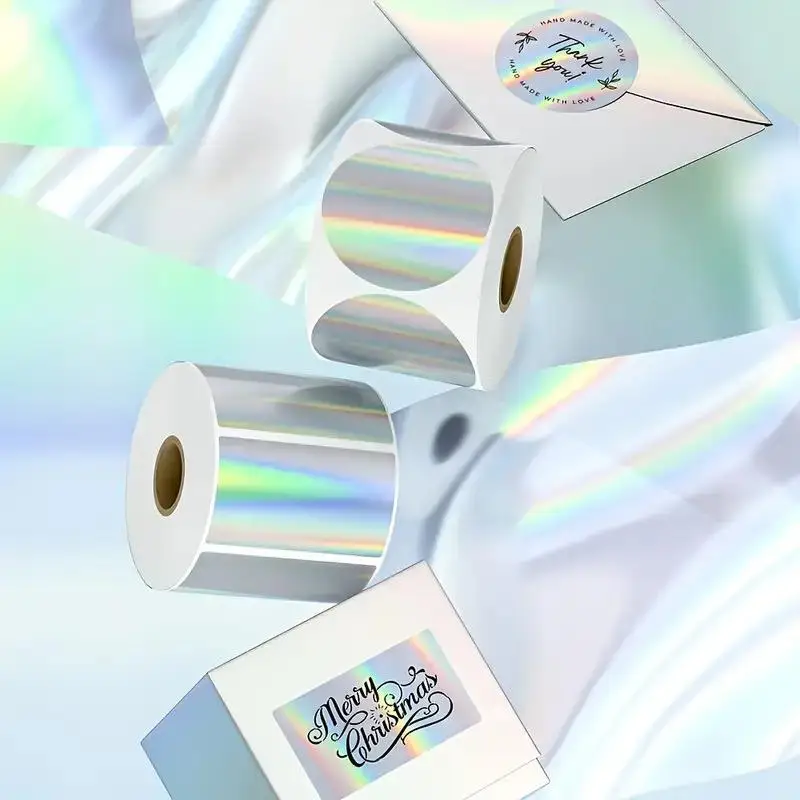 Laser Print Thermal Sticker Paper 1 Roll 40x20mm Self Adhesive Fit for M110 M120 M200 M220 Munbyn Label Printing Machines