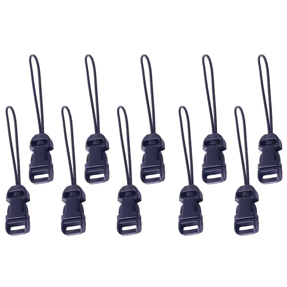 

10pcs Camera Strap Buckle Set Digital Quick Connect Straps Black Abs Clips DSLR Mirrorless QD Loop Mini QD System Connector
