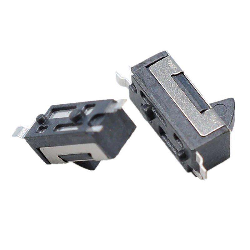 New 10Pcs KFC-W-03 Limit Camera Reset Micro Silent S 2Pin Black Inner Spring Detection Light Touch Key Type Travel S