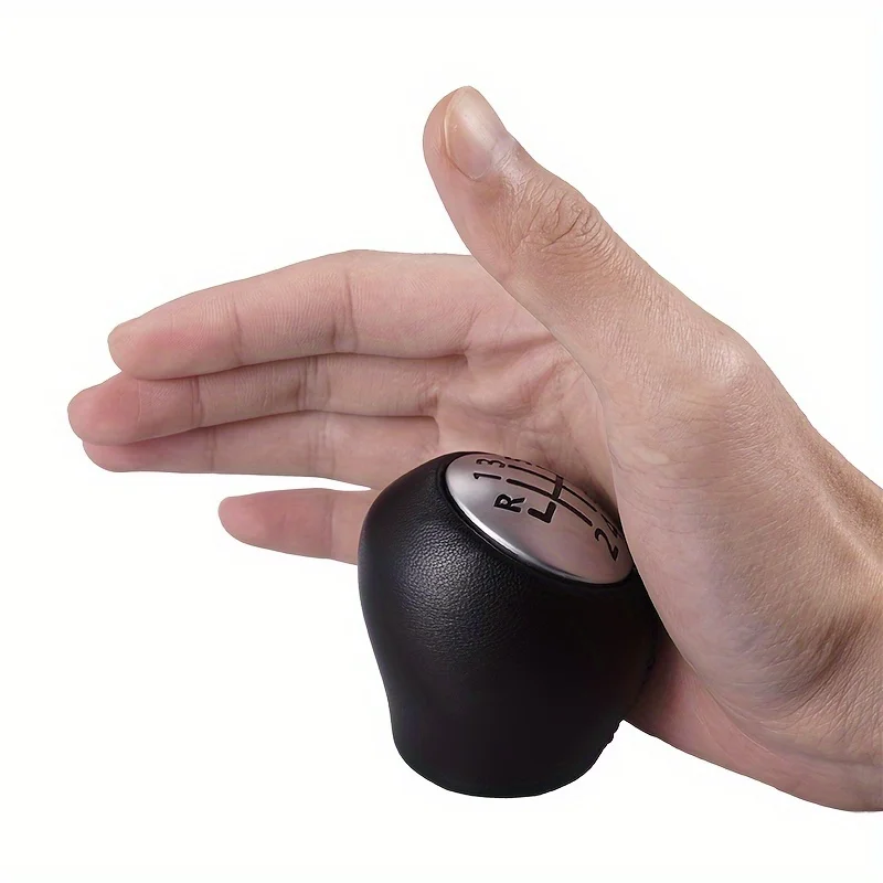 6 Speed Gear Shift Knob Leather Handleball For Renault Megane MK3 Clio Laguna For Nissan Interstar For Vauxhall Vivaro Movano