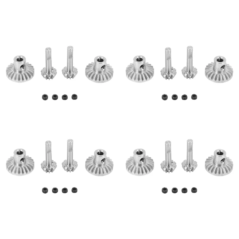

DELAM-16Pcs Steel Front And Rear Axle Gear Drive Shaft Gears Set For WPL B24 B36 C14 C24 MN D90 MN99S Upgrade Parts