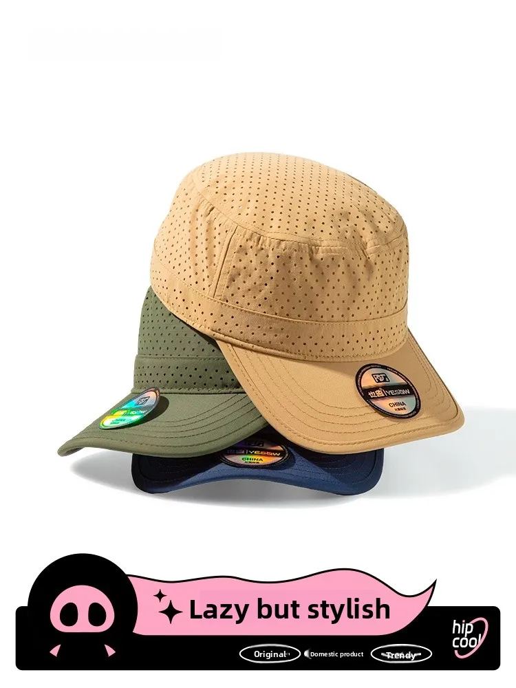 casquette-de-baseball-d'ete-respirante-et-a-sechage-rapide-beast-unisexe-en-maille-verte-style-bec-de-canard-pour-hommes-taille-grande-et-femmes-accessoire-de-mode