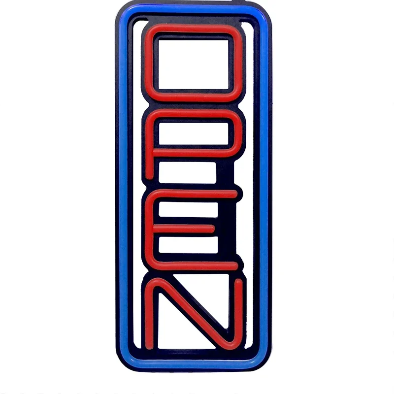 OPEN Neon Sign Light LED Wall Decoration Neon Lamp Bedroom Home Party Commercial Lighting Colorful Tube Club KTV Night Light OPE