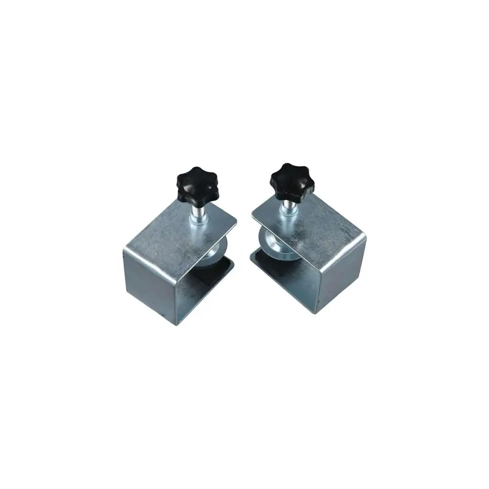 2 Pcs Adjustable Drawer Front Installation Clamps Zinc Silver Drawer Installation Fixing Clip Portable Universal