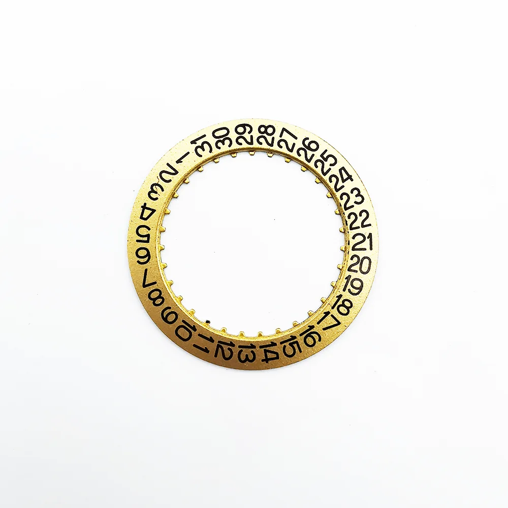 ملحقات الساعة قرص التاريخ مناسب لأجزاء إصلاح ساعة الحركة 2836 قرص التقويم بثلاث نقاط #4