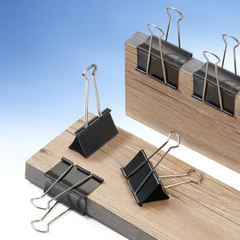 金屬文件夾夾,多種尺寸,文件分類尾夾,穩固的迴紋針,適用於商務辦公、學校和家庭用品 10 最佳銷售 小工具辦公室 - №9