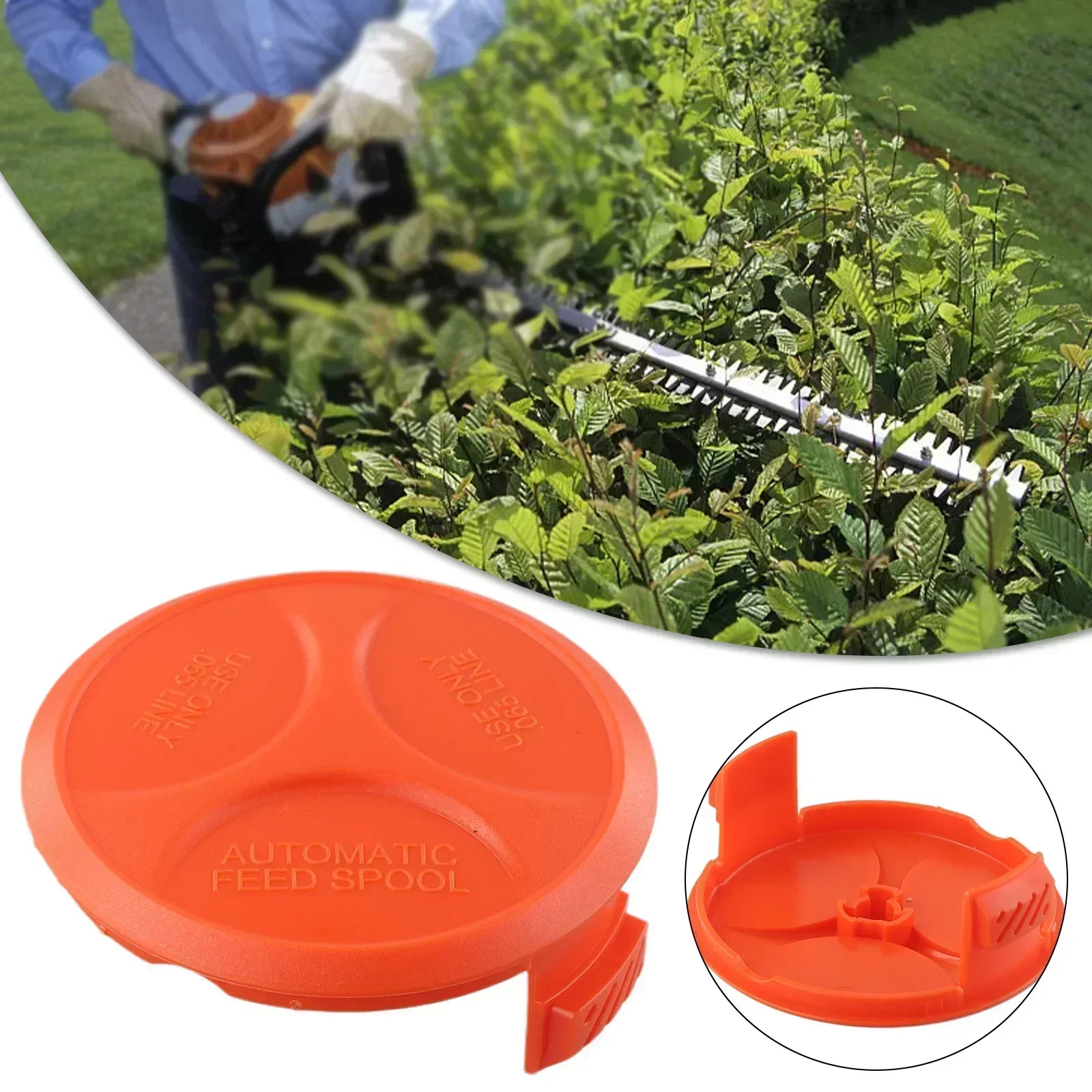 For Black Decker Strimmer Trimmer Spool Cap BESTA525 BESTA528 BESTA530 ST1823 ABS Material Provides Strength & Durability.