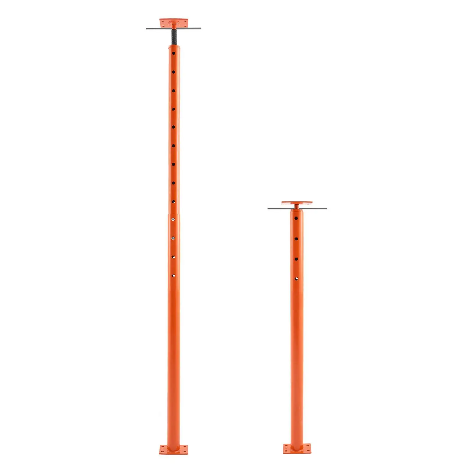 Adjustable Steel Support Jack Post 53 93 Inch 18000 LB Heavy Duty Telescoping Beam Jack for Basement House for leveling for temporary Support 2 Pack