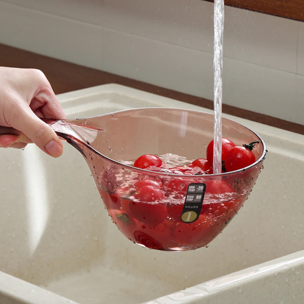Kitchen Transparent Water Scoop With Hook Design Thickened Anti-slip Long Handle Water Ladle Kitchen Tools