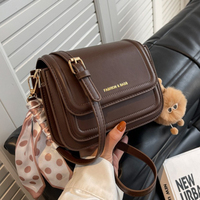 PU Leather Shoulder Bag for Women Fashion Underarm Crossbody Bags Small Square Satchel Handbag Luxury Designer Crossbody Bags