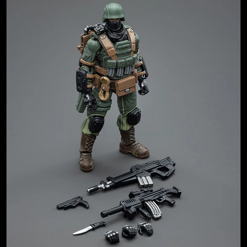 Joytoy&Infinity Heavy Armor Team Hunter 1:18 bewegliche Actionfigur zum Sammeln, gepanzertes Trooper-Modellspielzeug