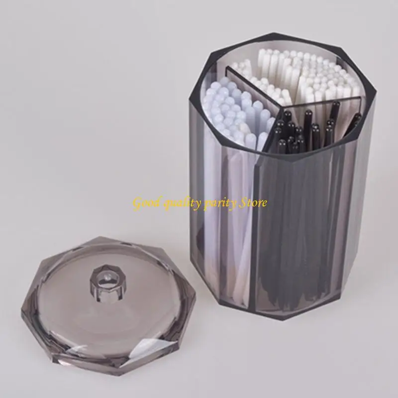 M4YA Acryl -katoenen kussenhouder Wimel Tool Opbergdoos stofdichte make -up organisatoren