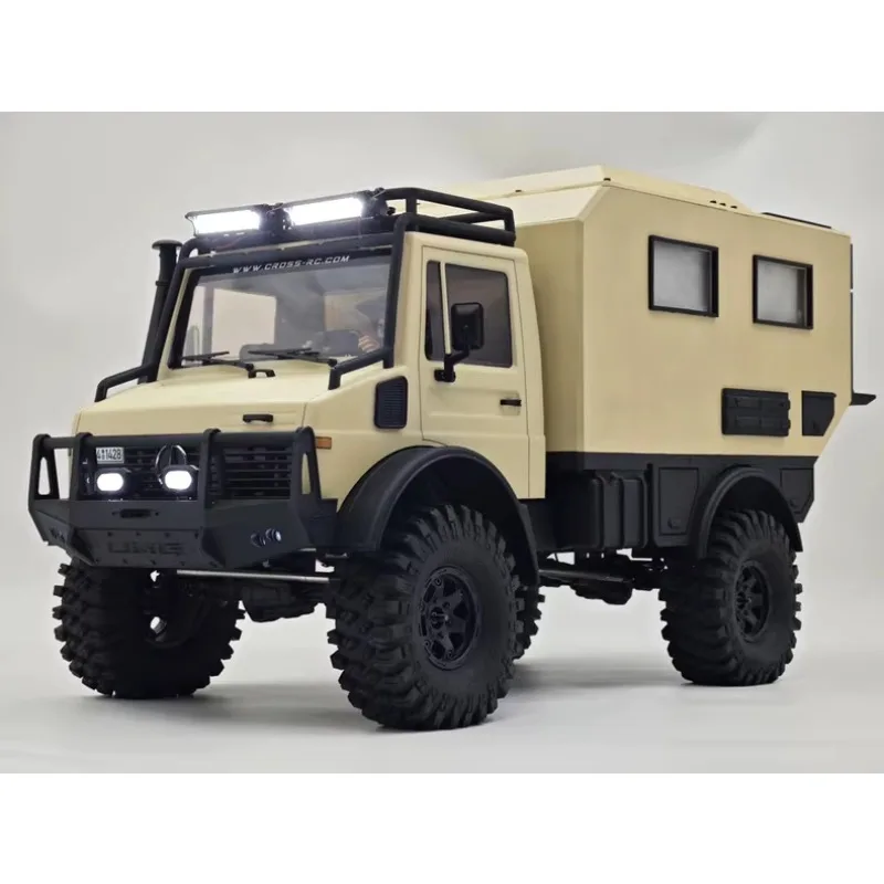 Camper Rimorchio Corpo Camion Letto RV Rimorchio per Crossrc 1:10 NT4 Unimock RC Crawler Modello di Auto Modifica e Parti di Aggiornamento
