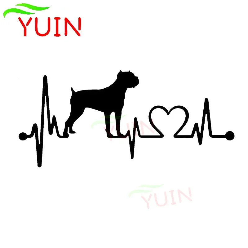 

Cane Corso Heartbeat Car Sticker Animal Lifeline Decal Cars Accessories Fashion Personality Window Decoration Waterproof Decals
