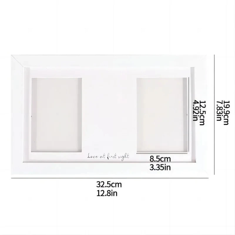 Baby Handprint and Footprint Keepsake Photo Frame Kit 6