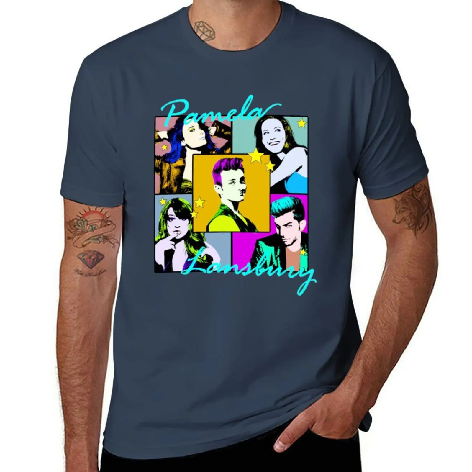 Glee Pamela Lansbury Glee Pamela Lansbury - تي شيرت تي شيرت للرجال تي شيرت قطن تي شيرت