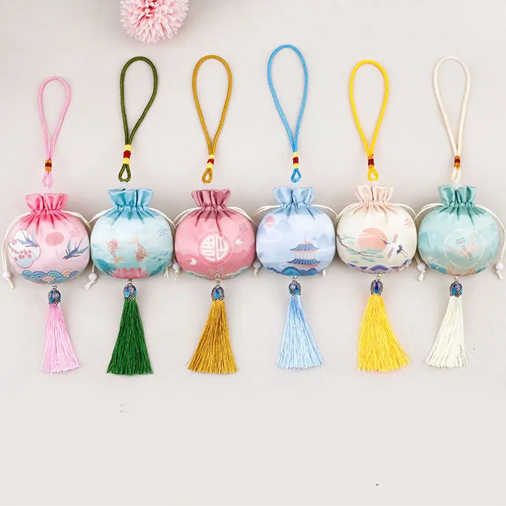 Dragon Boat Festival Bag Retro Picture Sachet Retro Pattern Jewelry Packaging Jewelry Storage Bag Brocade Small Pouch