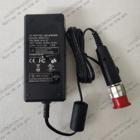 Brand new power supply line sdi66-19-uc-st 19v3.43a industrial control adapter gjb599 aviation six-core plug