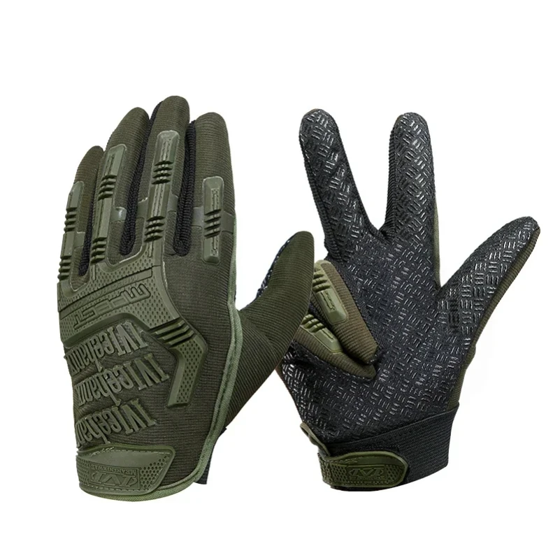 Riding Glove Seals Full Finger Protective Gloves Male Training Fighting Outdoor Bicycle Riding Camouflage Gloves