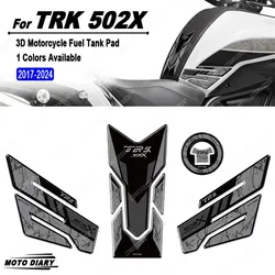 3D Resin Fuel Tank Pad Sticker Motorcycle Tank Protection Decals Waterproof For Benelli TRK502X TRK 502 X TRK 502X 2017-2024