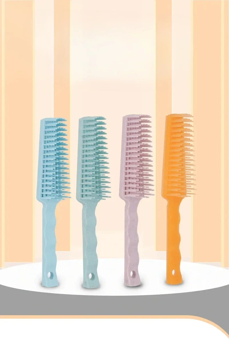 New Curved Vent Hair Brush for Blow Drying, Styling and Solon, Detangling Hair Brush for Short Thick Tangles Hair, Women