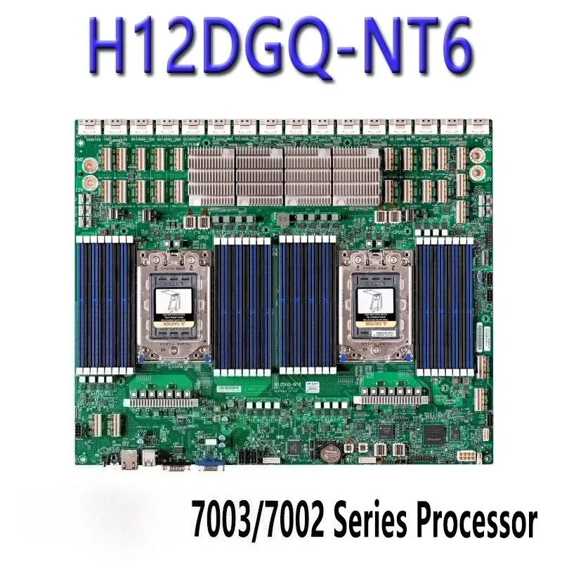 

H12DGQ-NT6 FOR Supermicro Motherboards DDR4-3200MHz,AMD EPYC™ 7003/7002 Series Processor processor Tested Well bofore shipping