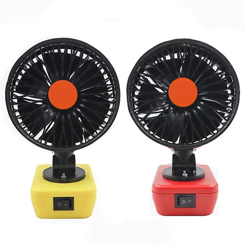 

5 Inches Electric Fan USB Mobile Phone Portable Power Bank Quick Charge For Milwaukee M18 18V For Dewalt 20V 60V Li-ion Battery